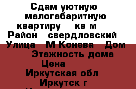 Сдам уютную  малогабаритную квартиру 12 кв.м .  › Район ­ свердловский › Улица ­ М.Конева › Дом ­ 12 › Этажность дома ­ 5 › Цена ­ 7 000 - Иркутская обл., Иркутск г. Недвижимость » Квартиры аренда   . Иркутская обл.,Иркутск г.